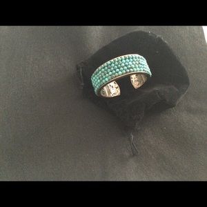 Turquoise beaded bracelet